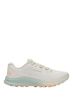 Under Armour Charged Sports Trainers, Summit White / Khaki, Summit White / Khaki