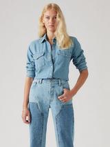 Levi's Icon Western Denim Shirt, Light Blue