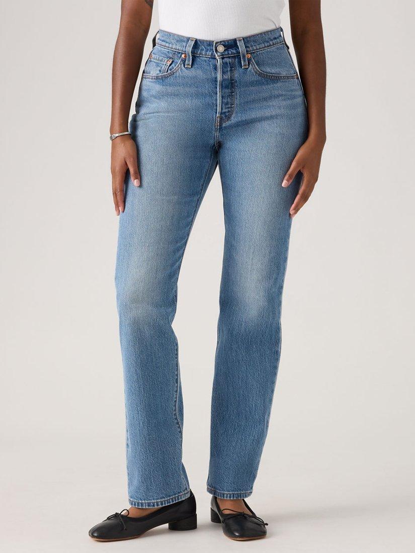 Product image 1 of 3, which shows Levi's Curve 501 Original Jeans, Lucid Dreams, W24/L30