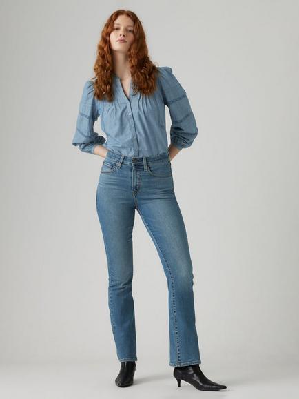 Levi's 725 High Rise Bootcut Jeans, Hint Of Tint, Hint Of Tint