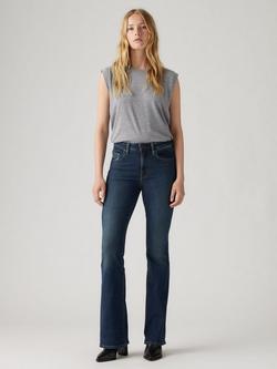 Levi's 726 High Rise Flared Jeans, Blue Swell