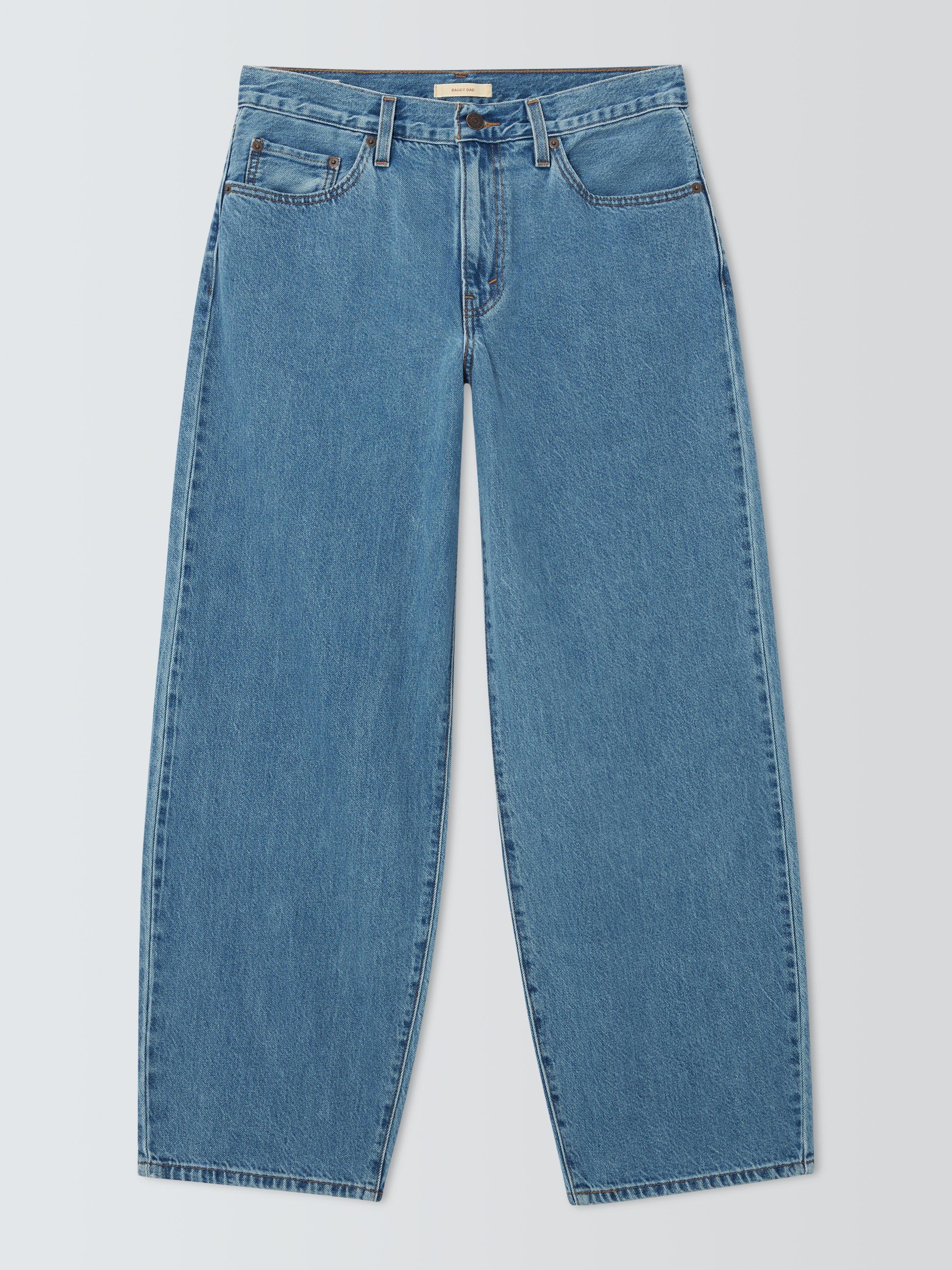 Product image 1 of 1, which shows Levi's Baggy Dad Jeans, Own It Stone, 24