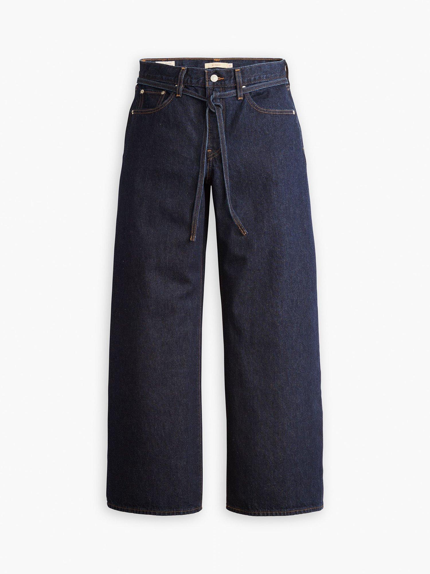 Product image 3 of 3, which shows Levi's XL Straight Baggy Jeans, Dream Nice Dreams, W24/L31