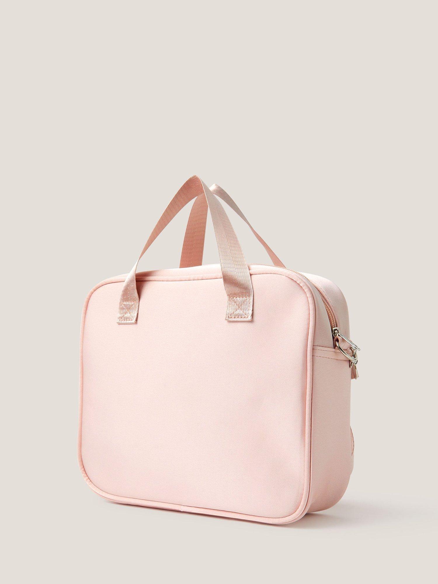 Product image 4 of 4, which shows Monsoon Kids' Darcy Satin Ballet Bag, Pink
