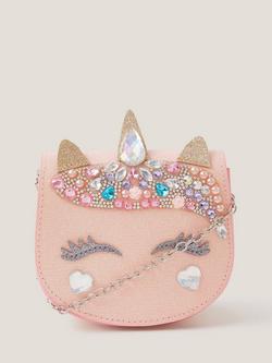 Monsoon Kids' Embellished Unicorn Bag, Ivory