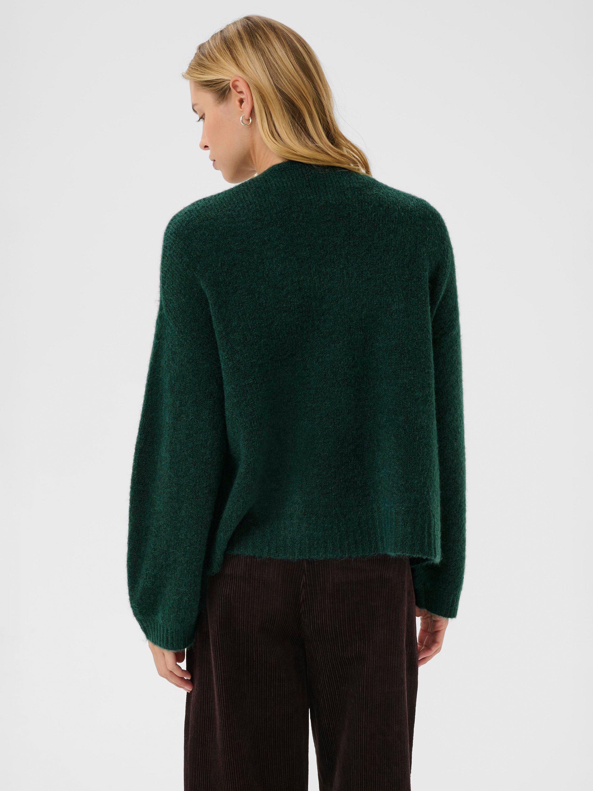 Part Two Rastina Open Neck Cardigan, Sea Moss