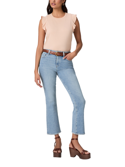 PAIGE Mason Bootcut Cropped Jeans, Divine