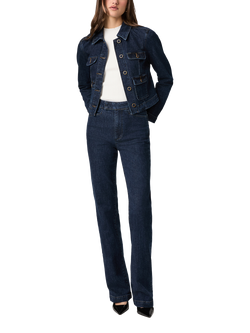 PAIGE Lydia Denim Jacket, Dark Blue - view 2, Dark Blue