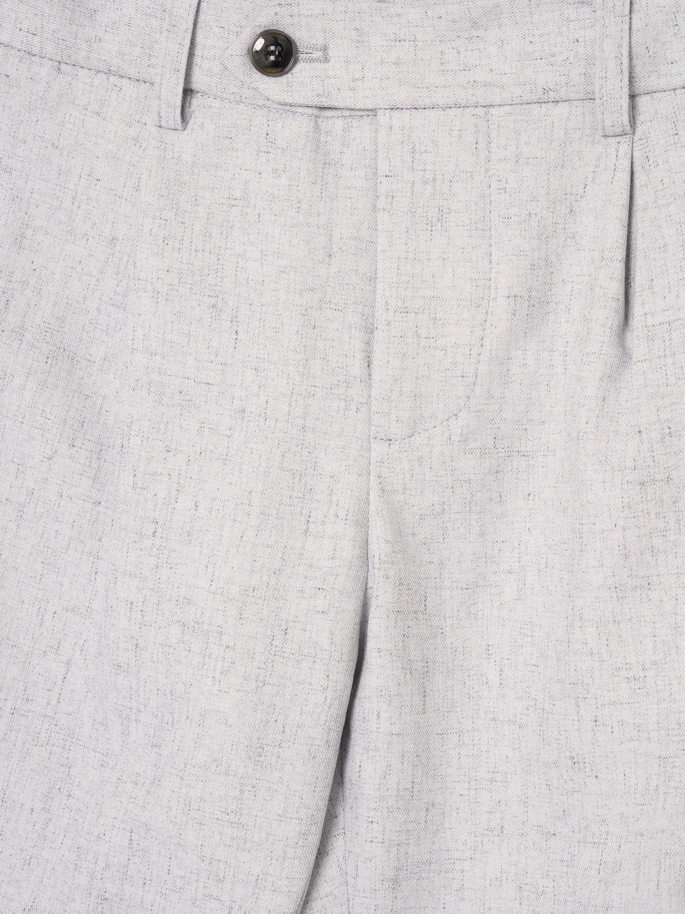 Product image 7 of 7, which shows Angel & Rocket Kids' Textured Tapered Trousers, Grey, 2 years
