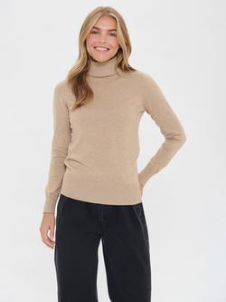 Saint Tropez Mila Roll Neck Jumper, Amphora Melange