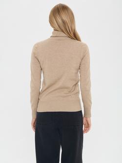 Saint Tropez Mila Roll Neck Jumper - view 2, Amphora Melange