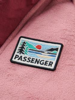 Passenger Alexander Hooded Polar Fleece, Pink/Green - view 2, Pink/Green
