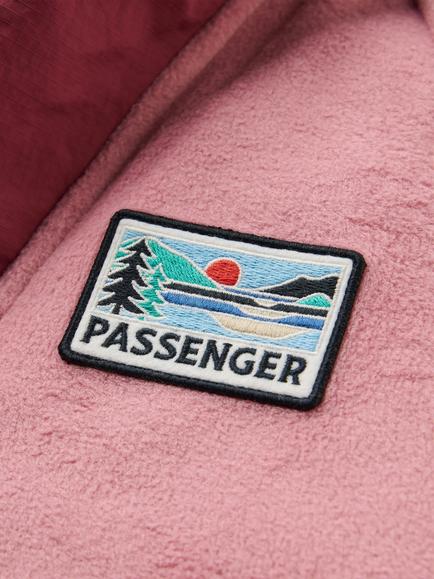 Passenger Alexander Hooded Polar Fleece - view 2, Pink/Green