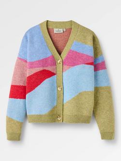 Passenger Scenic Knitted Cardigan, Multi, Multi