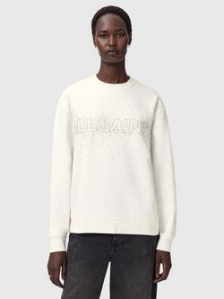 AllSaints Sprinkle Etta Sweatshirt, White, White