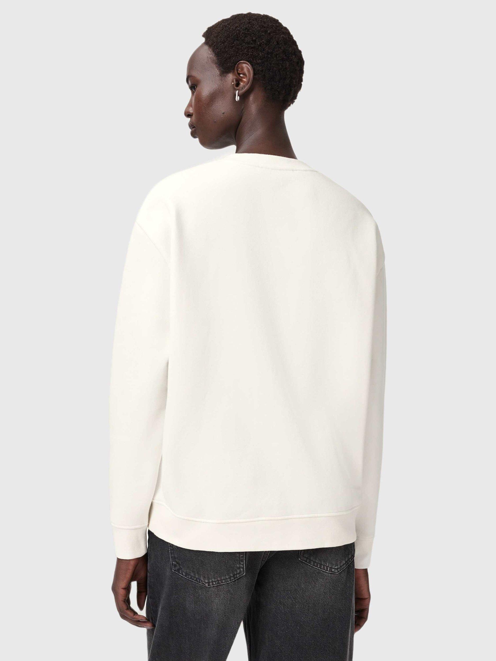 Product image 2 of 7, which shows AllSaints Sprinkle Etta Sweatshirt, White, L