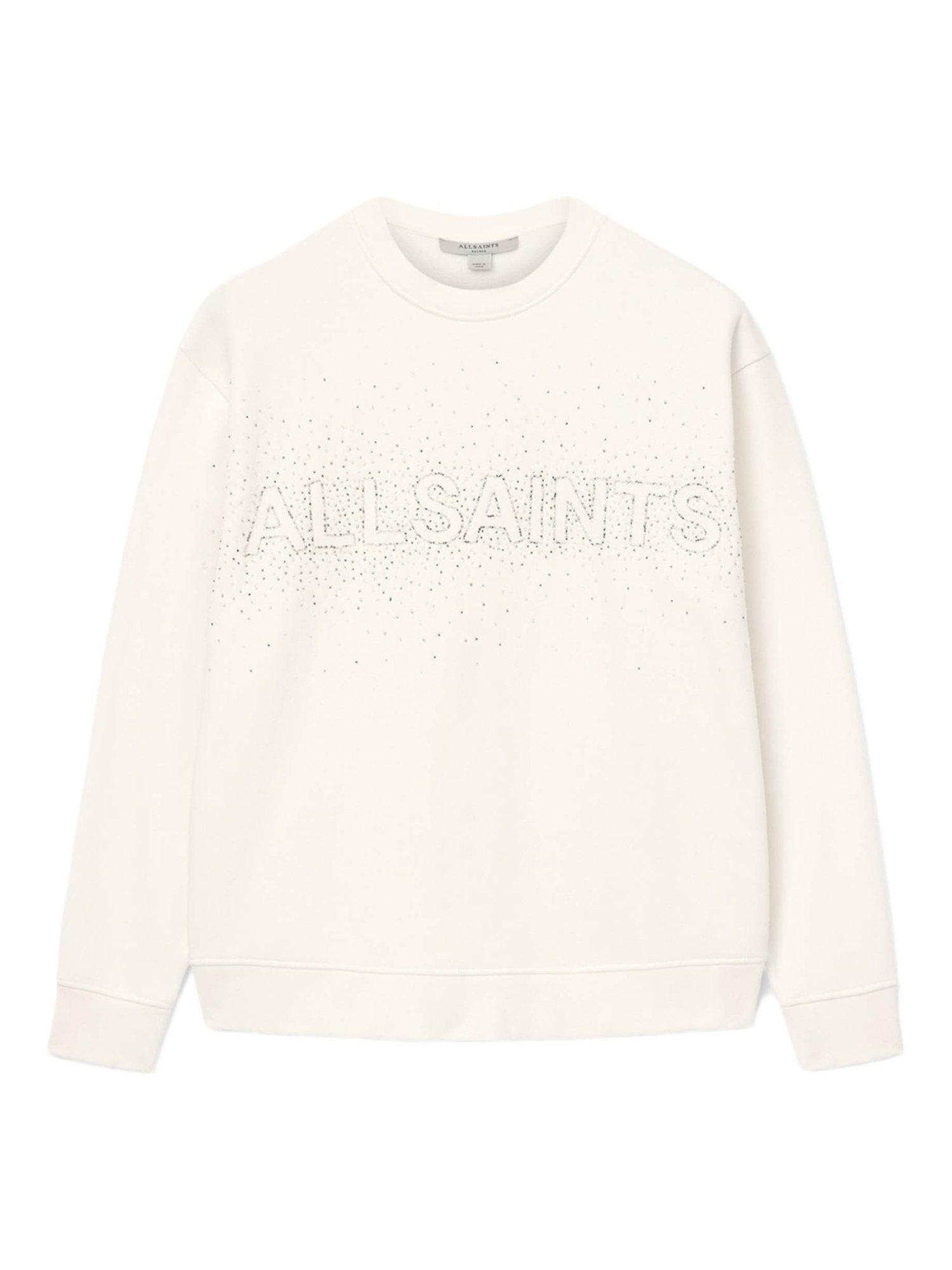 Product image 4 of 7, which shows AllSaints Sprinkle Etta Sweatshirt, White, L