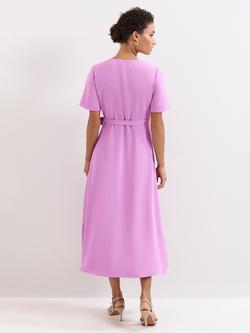 Phase Eight Julissa Wrap Dress, Lilac - view 2, Lilac