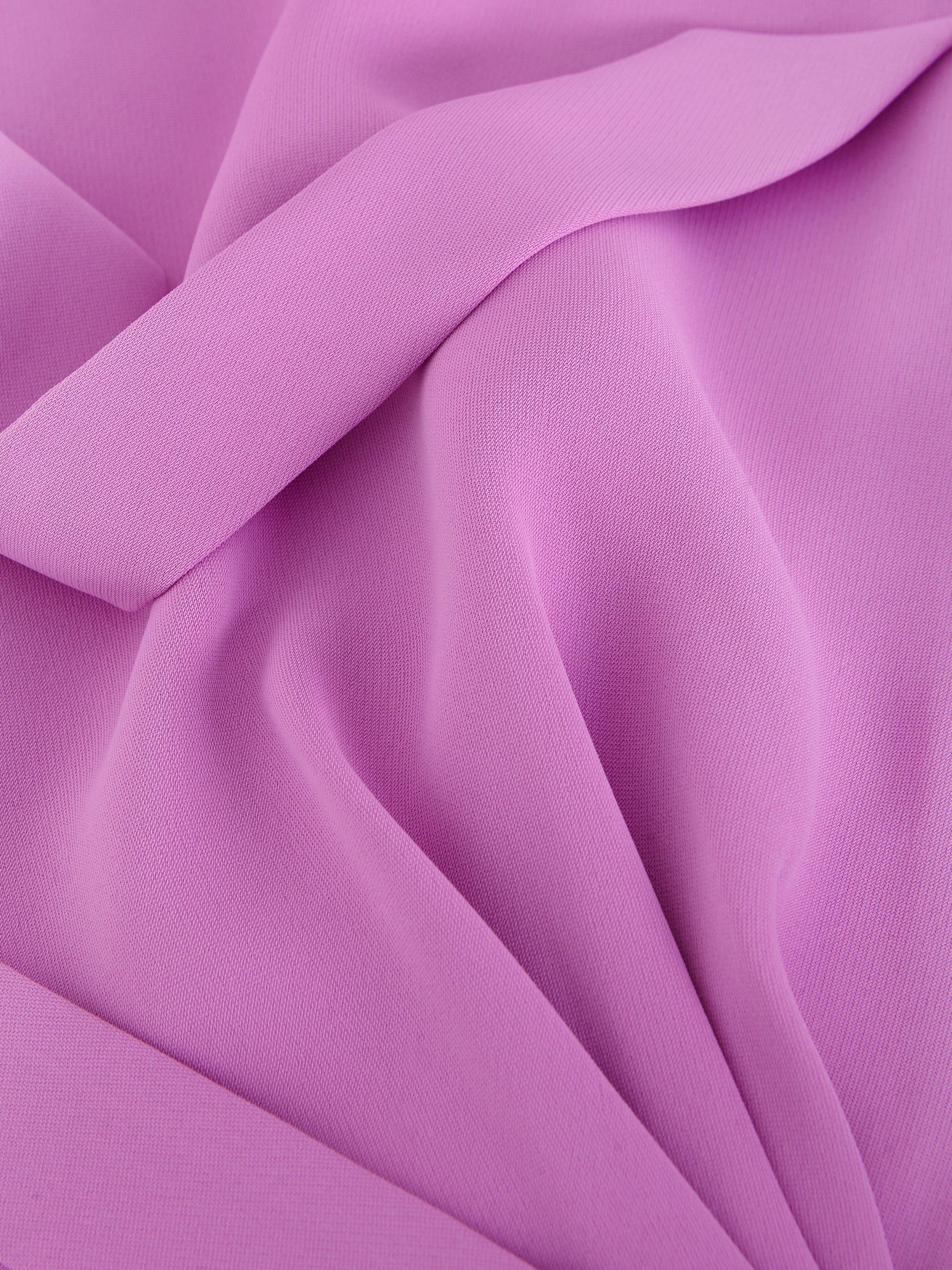 Product image 6 of 8, which shows Phase Eight Julissa Wrap Dress, Lilac, 6