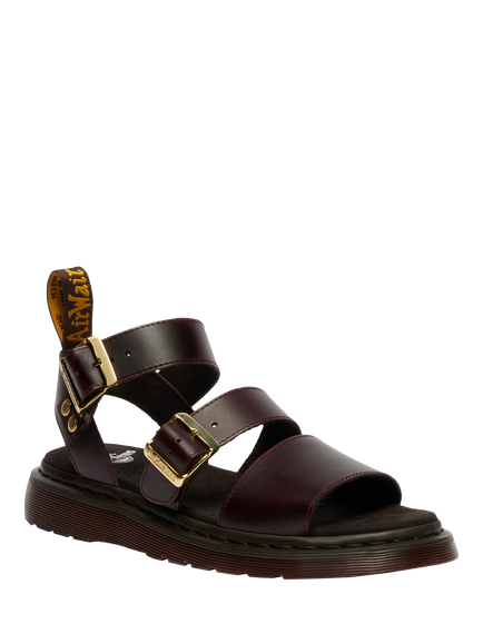 Dr. Martens Gryphon Leather Footbed Strappy Sandals, Charro - view 2, Charro
