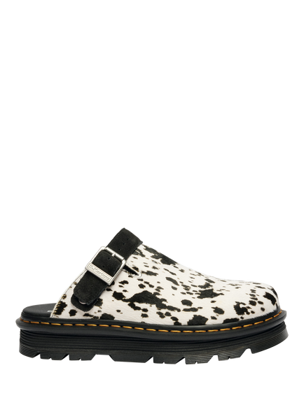 Dr. Martens Zebzag Leather Print Mules, Dalmatian, Dalmatian
