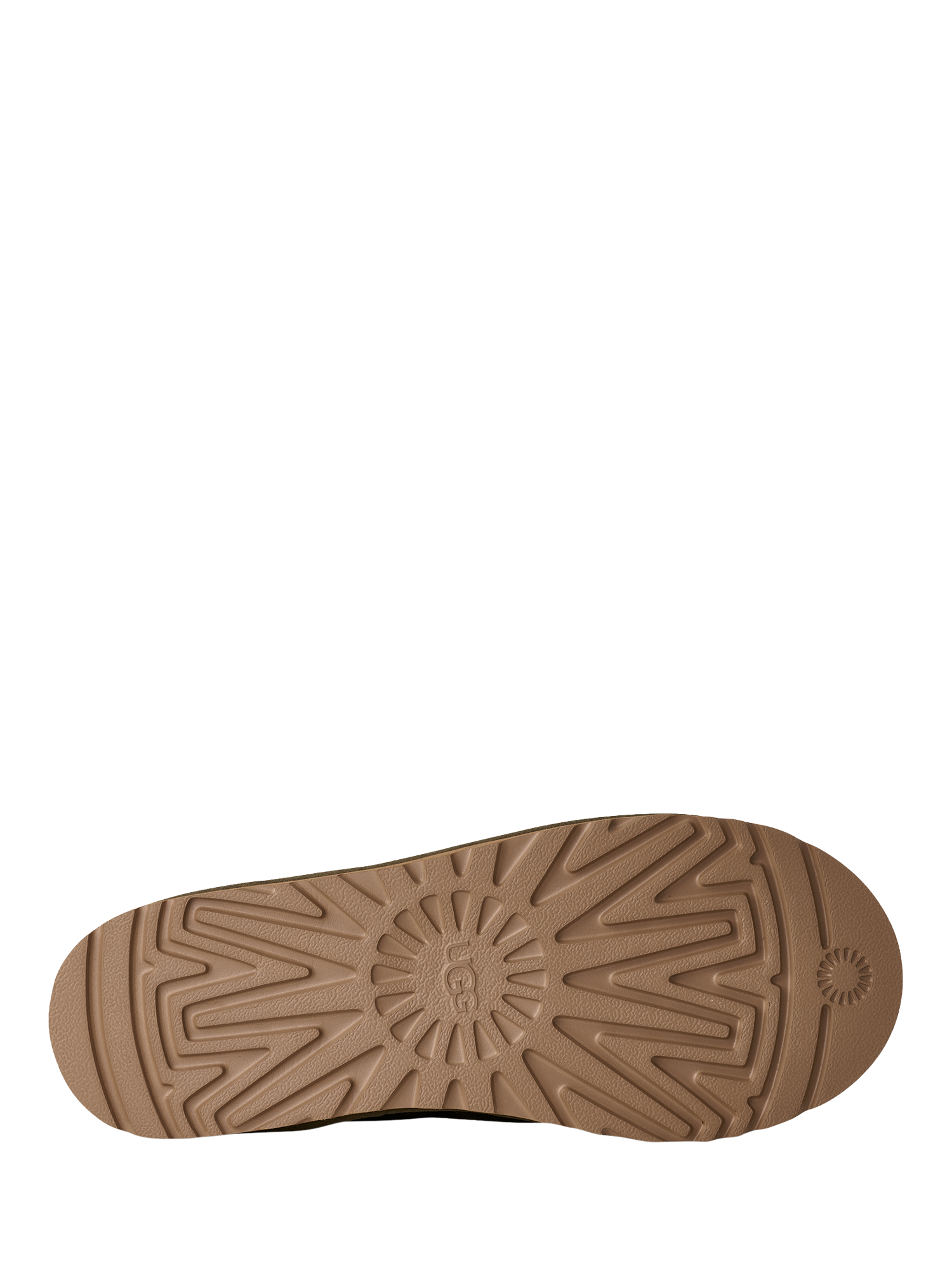 Product image 6 of 6, which shows UGG Tasman Baxter Suede Slippers, Burnt Olive, 7