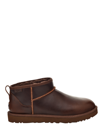 UGG Classic Ultra Mini Regenerate Leather Ankle Boots, Ironside, Ironside