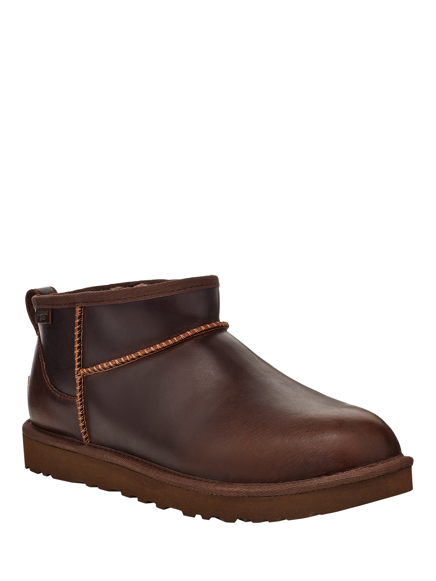 Product image 2 of 6, which shows UGG Classic Ultra Mini Regenerate Leather Ankle Boots, Ironside, 7