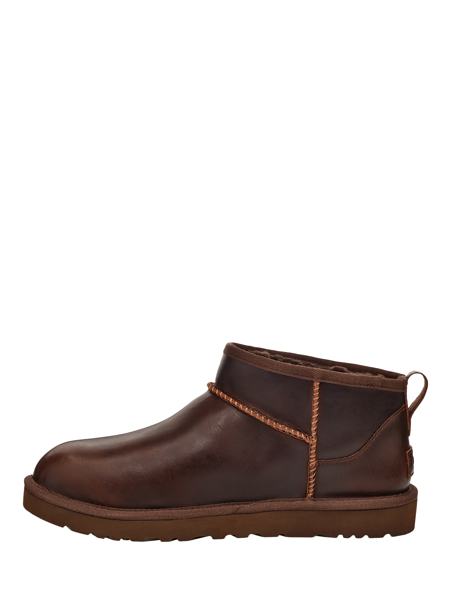 Product image 3 of 6, which shows UGG Classic Ultra Mini Regenerate Leather Ankle Boots, Ironside, 7