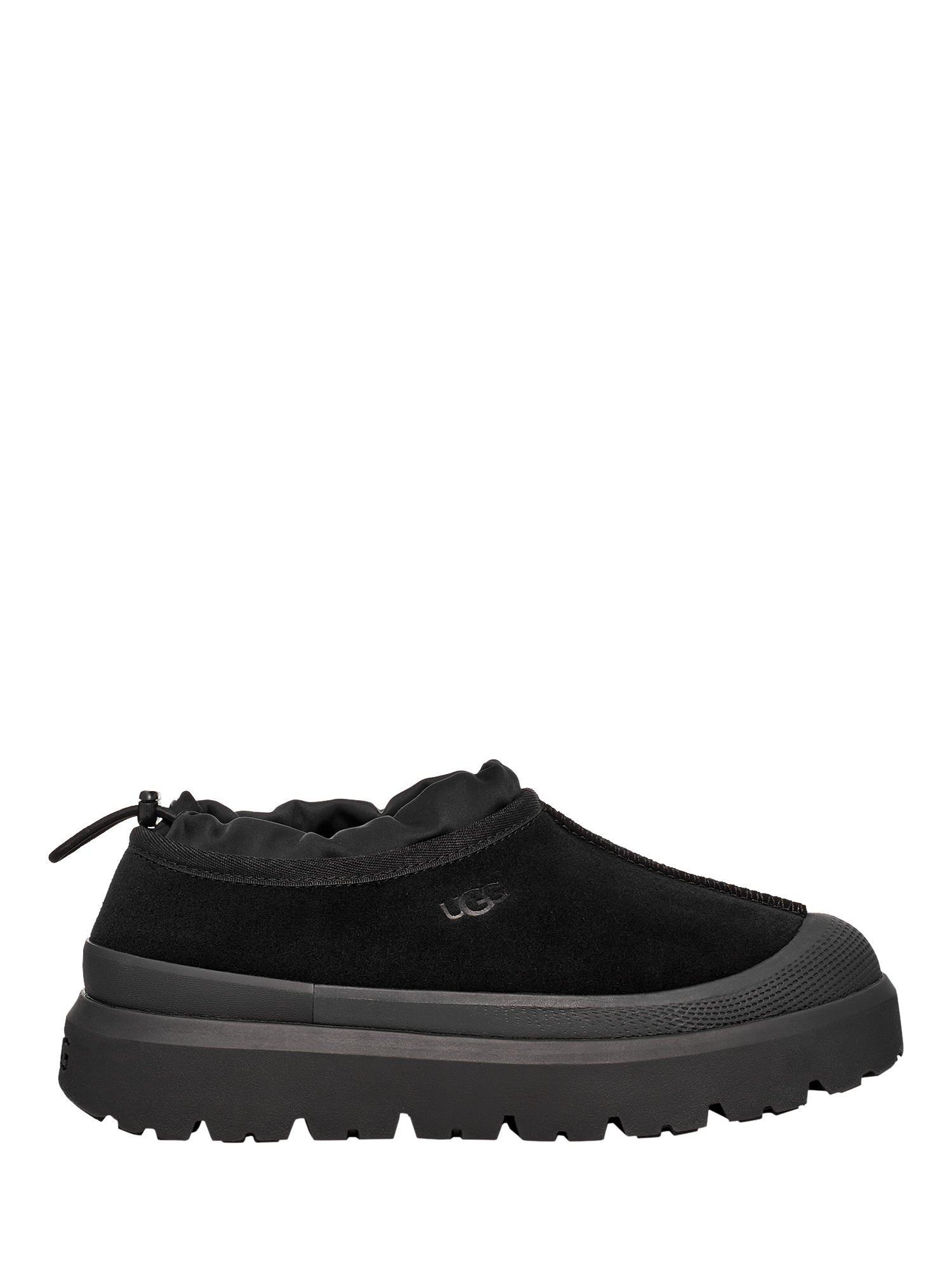 Product image 1 of 6, which shows UGG Tasman Weather Hybrid Slipper Boots, Black, 7