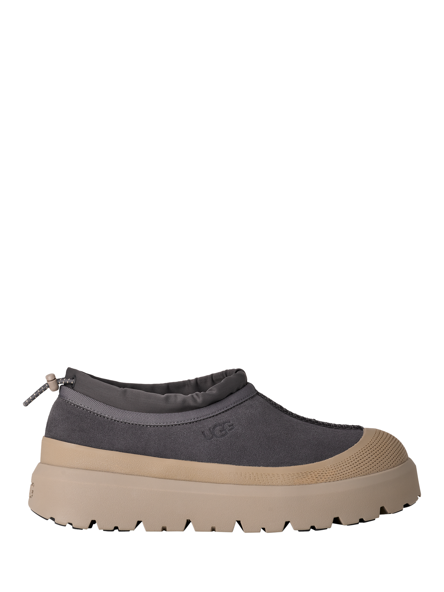 Product image 1 of 6, which shows UGG Tasman Weather Hybrid Slipper Boots, Obsidian Grey, 7