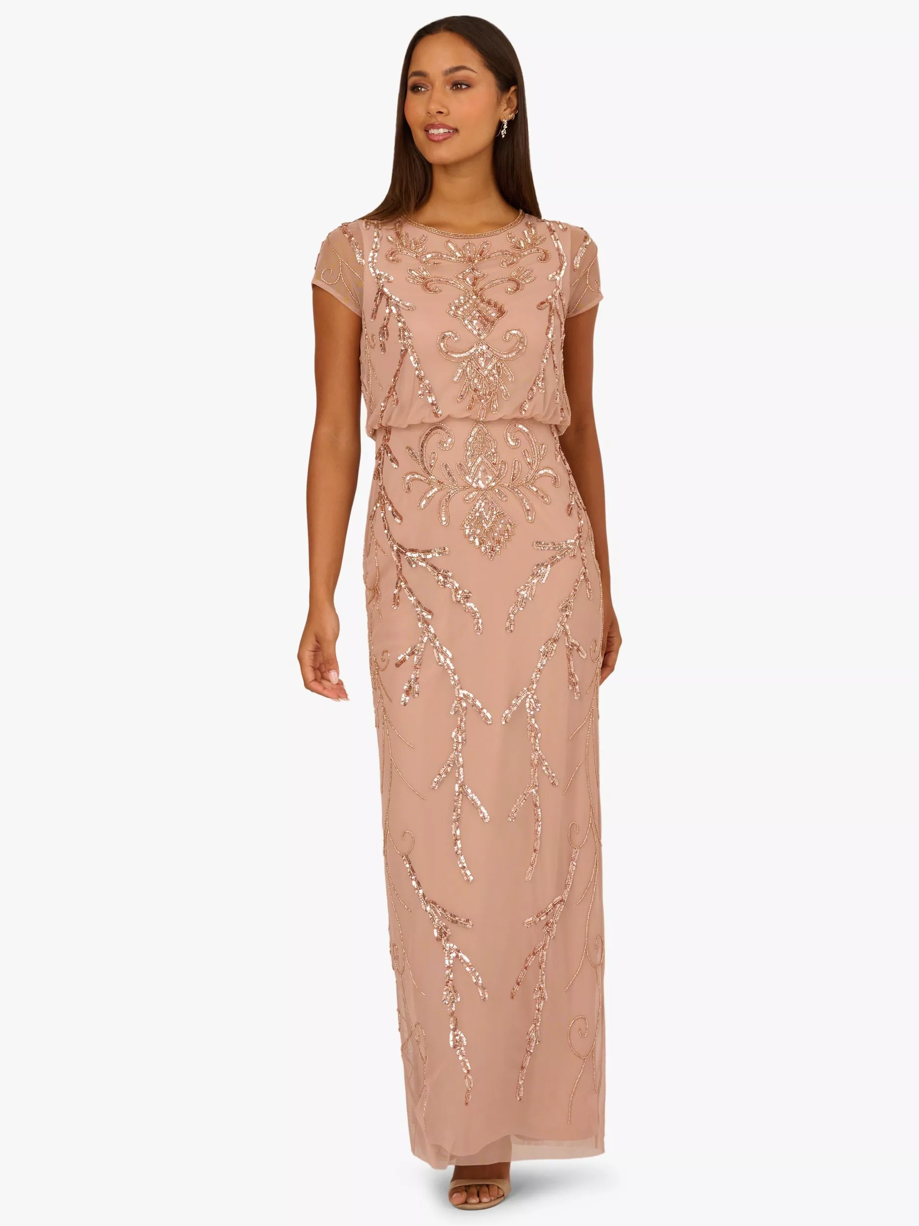 Gold Evening Dresses & Gowns | John Lewis & Partners
