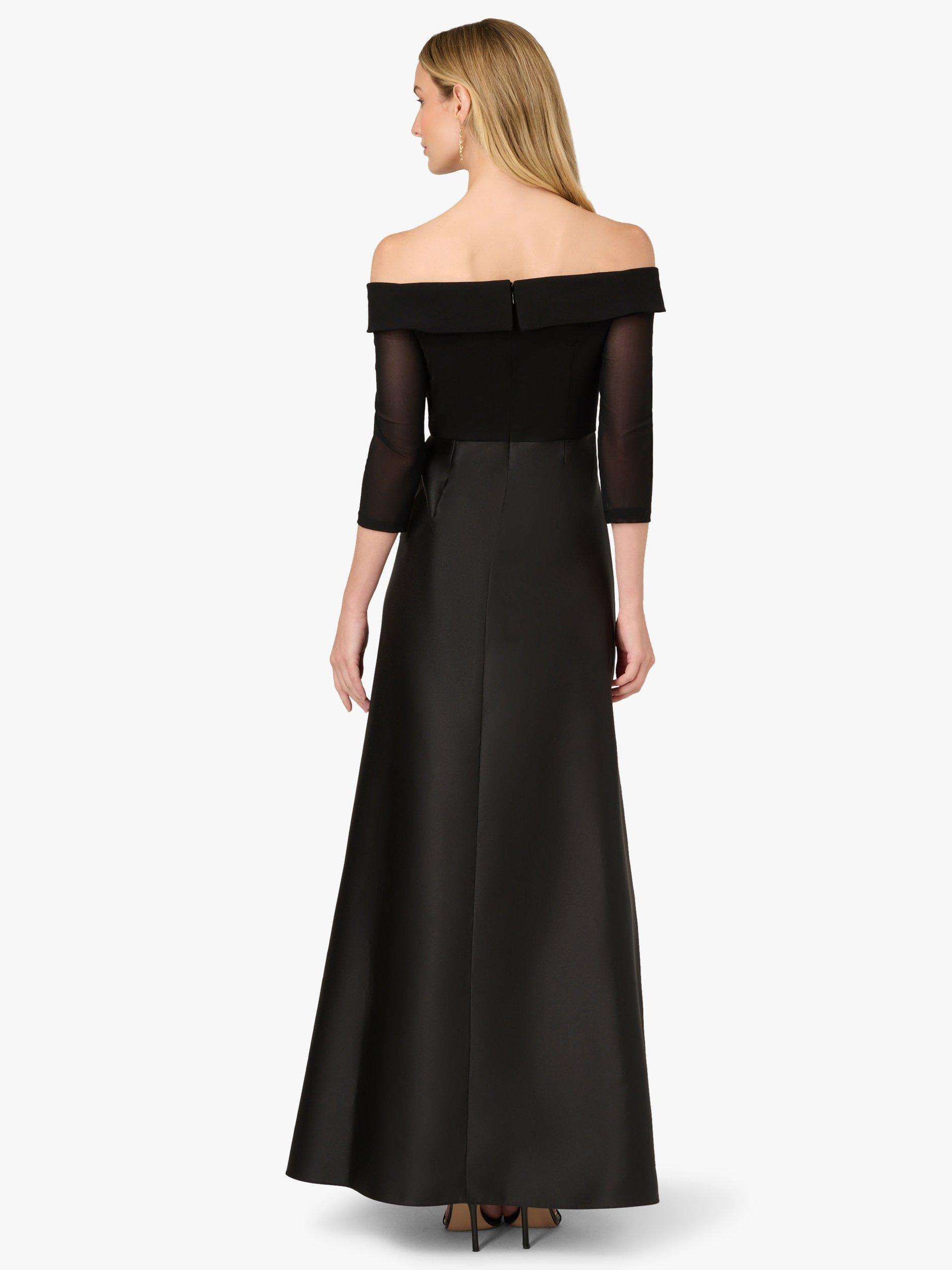 princess polly baby blue dress black off the shoulder formal dress