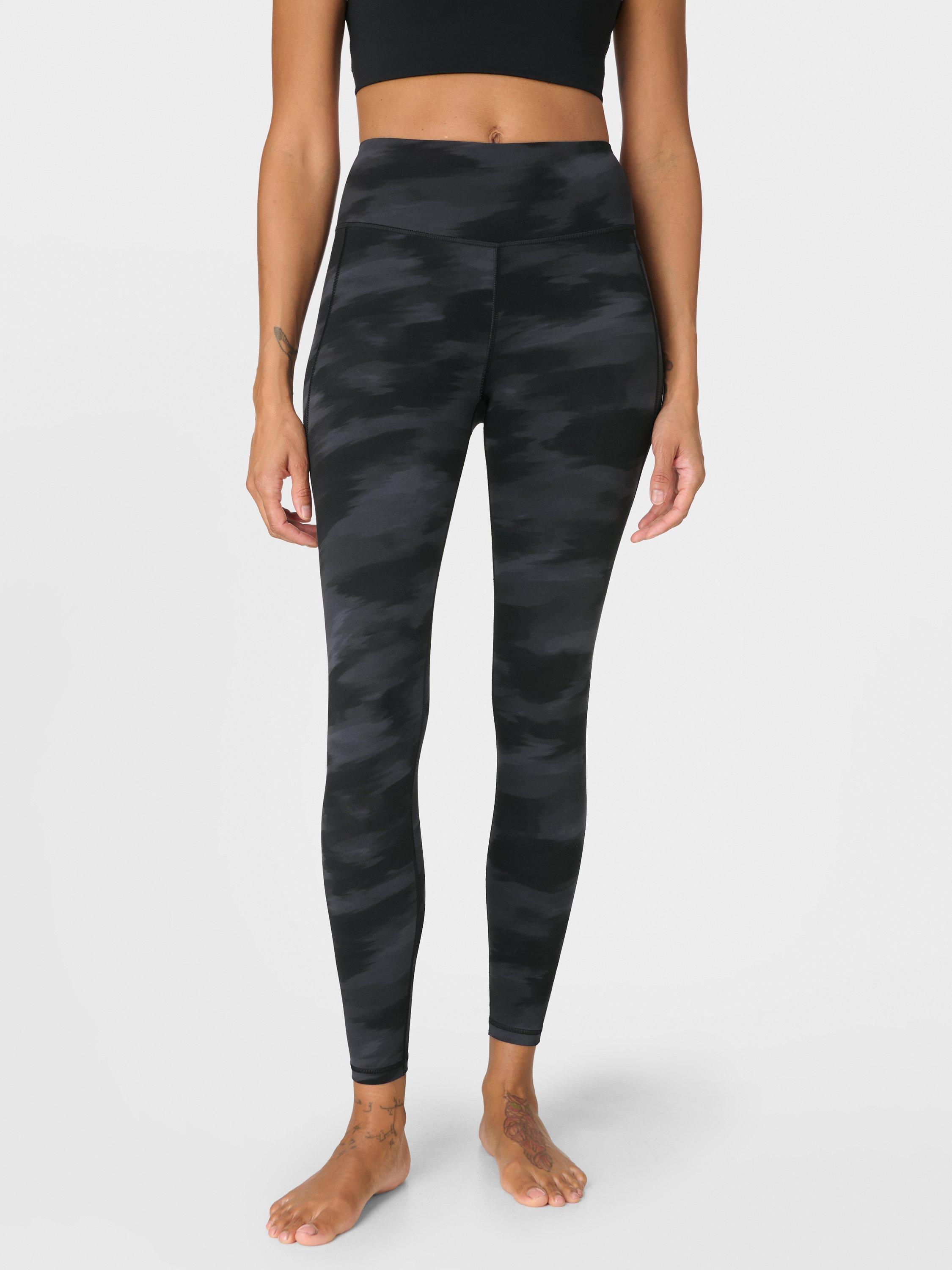 Product image 1 of 10, which shows Sweaty Betty Ultimate Studio Leggings, Black/Grey, XS