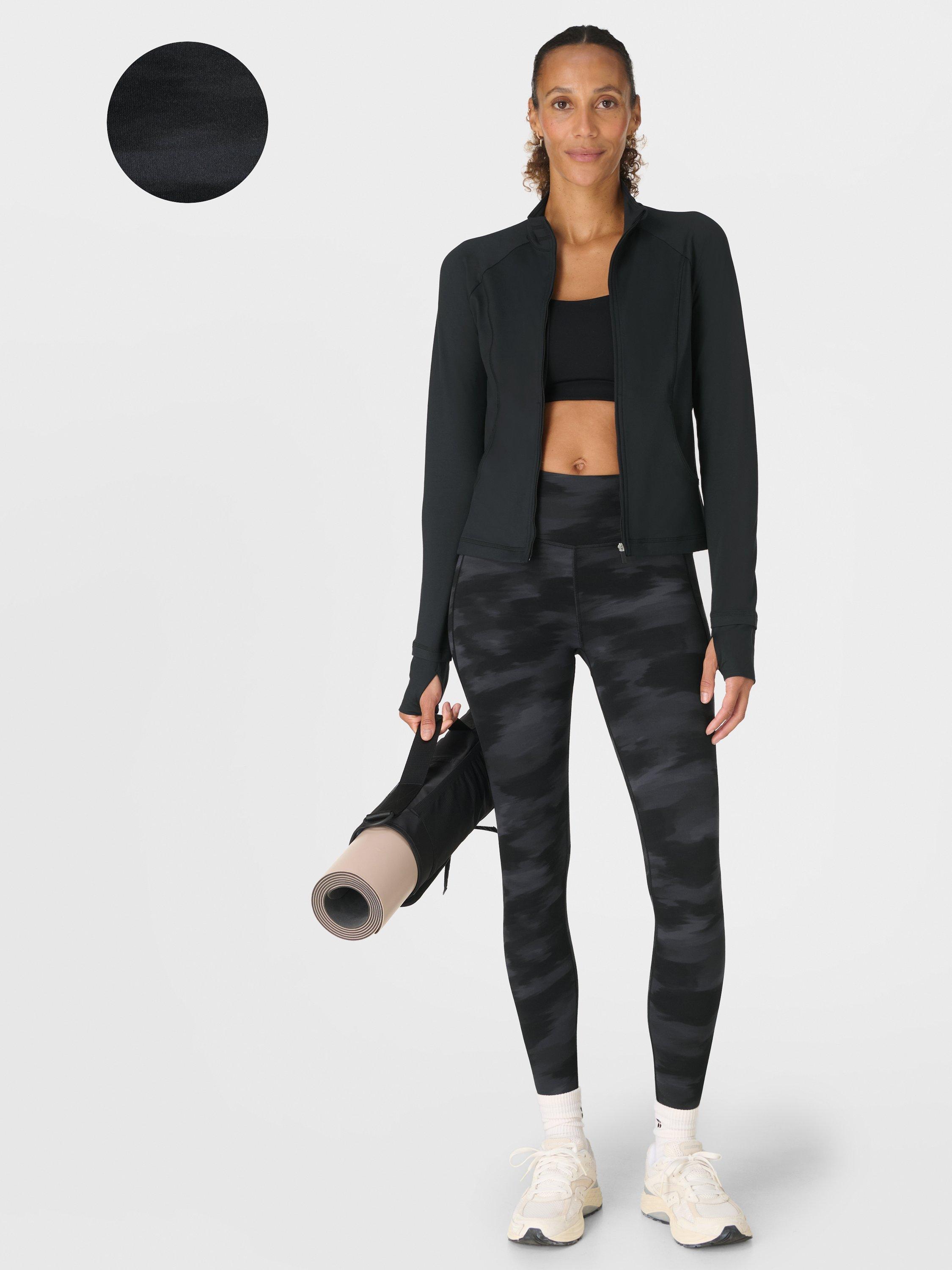 Product image 3 of 10, which shows Sweaty Betty Ultimate Studio Leggings, Black/Grey, XS