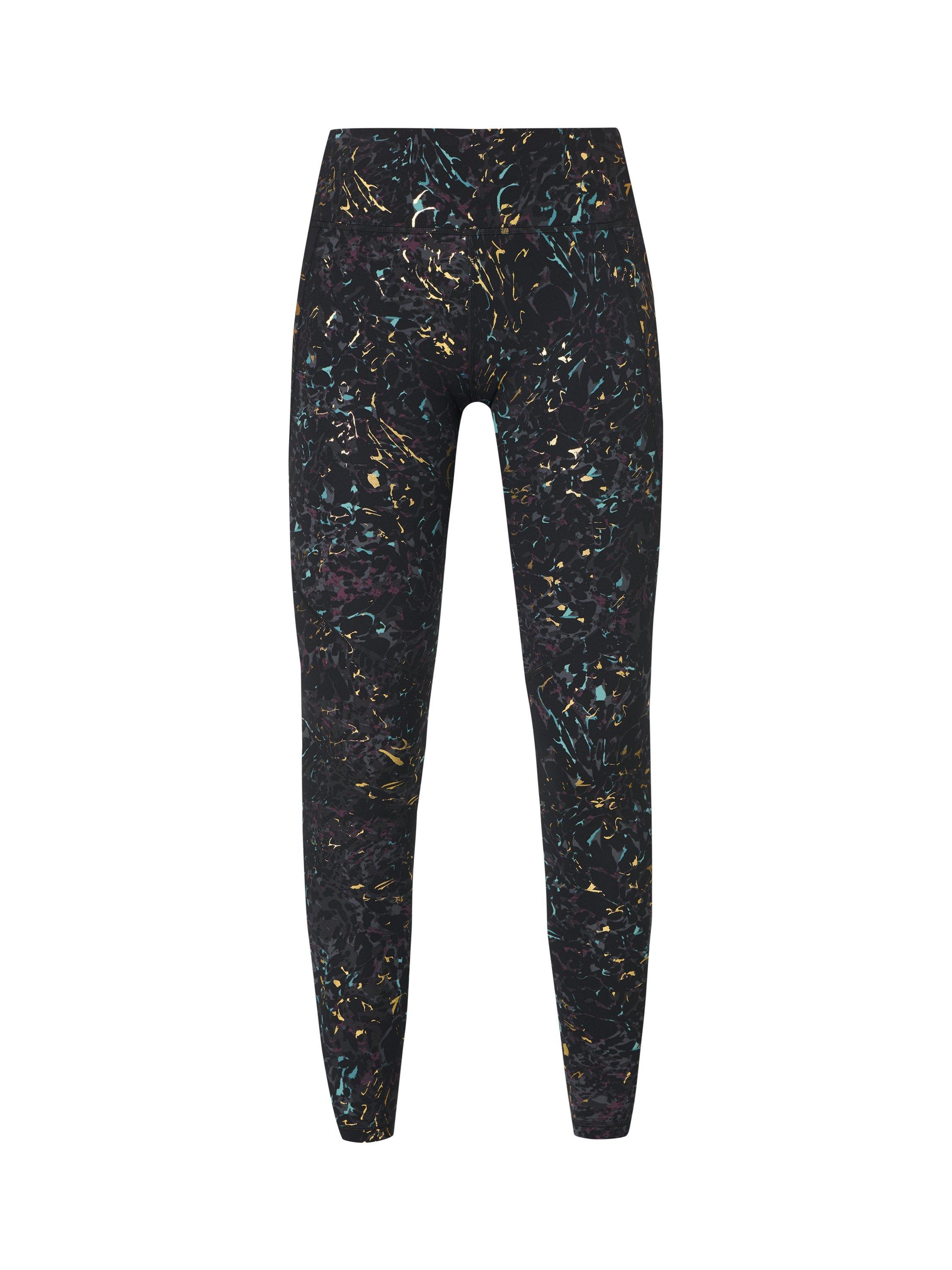 Product image 4 of 10, which shows Sweaty Betty Power Foil Workout Leggings, Black/Multi, L