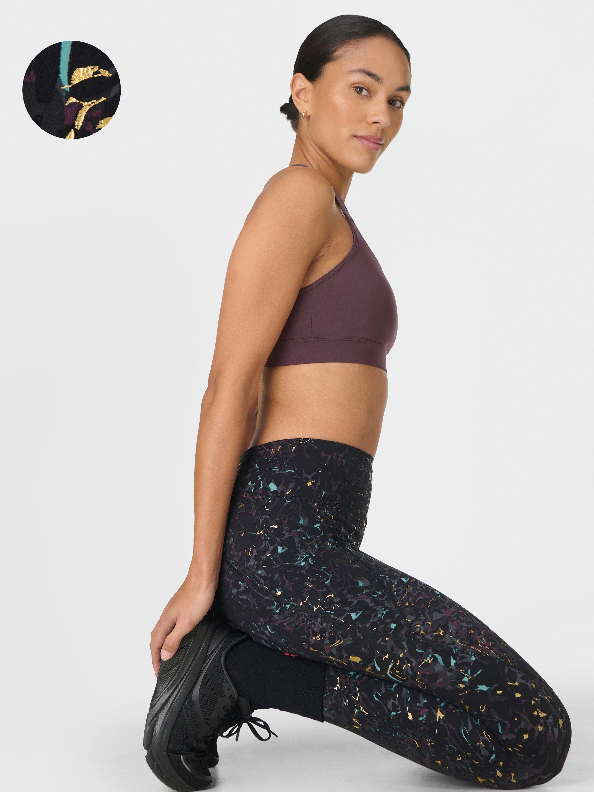 Product image 9 of 10, which shows Sweaty Betty Power Foil Workout Leggings, Black/Multi, L