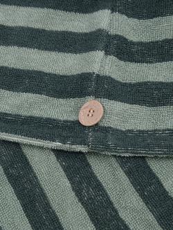 Piglet in Bed Pembroke Stripe Hair Towel - view 2, Pine Green