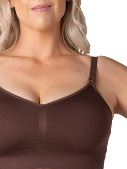 Hotmilk My Necessity 2.0 FlexFit Busty Nursing Bra - view 2, Chocolate