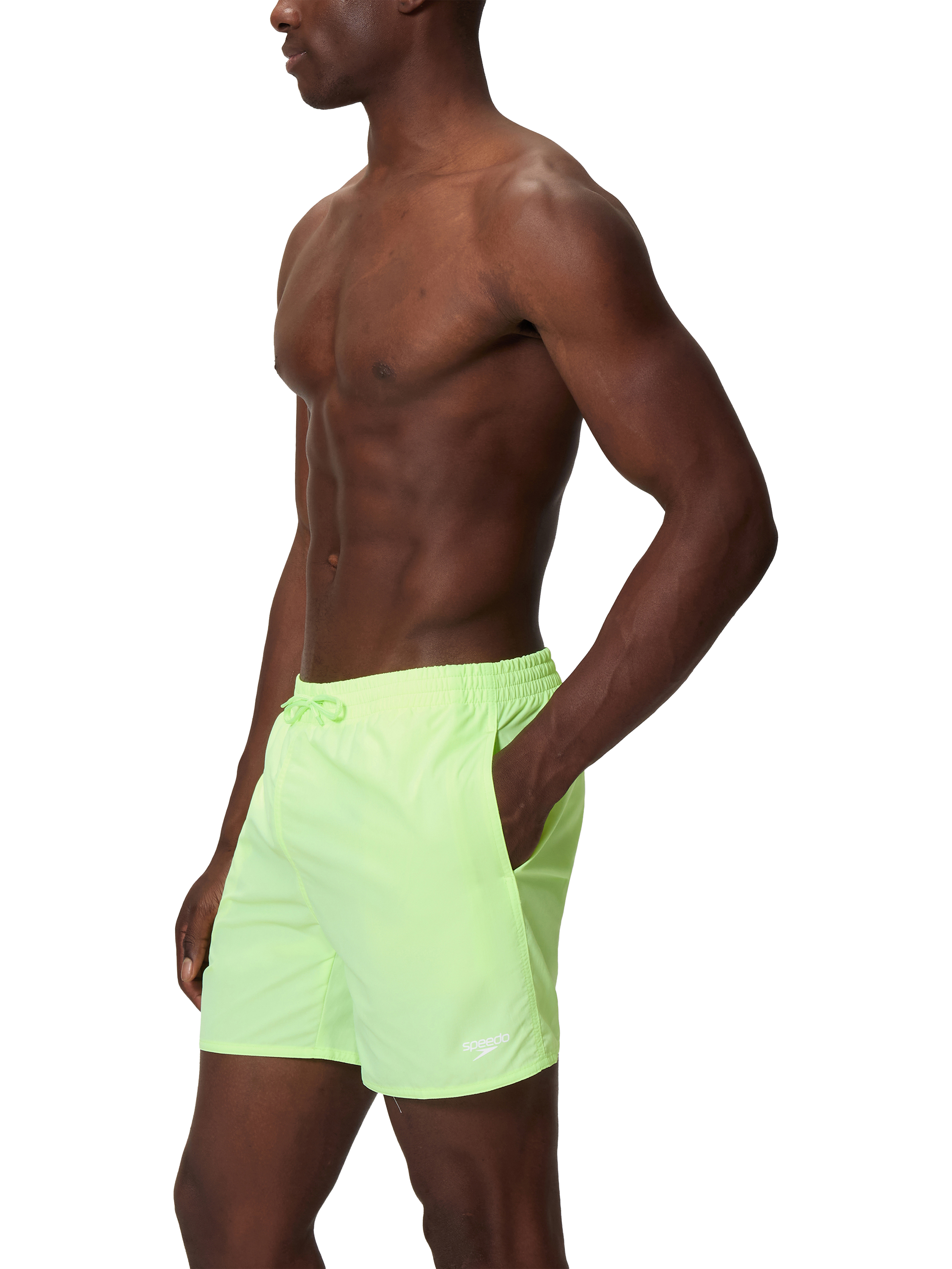 Product image 2 of 4, which shows Speedo Essentials 16" Watershorts, Pale Clover, S