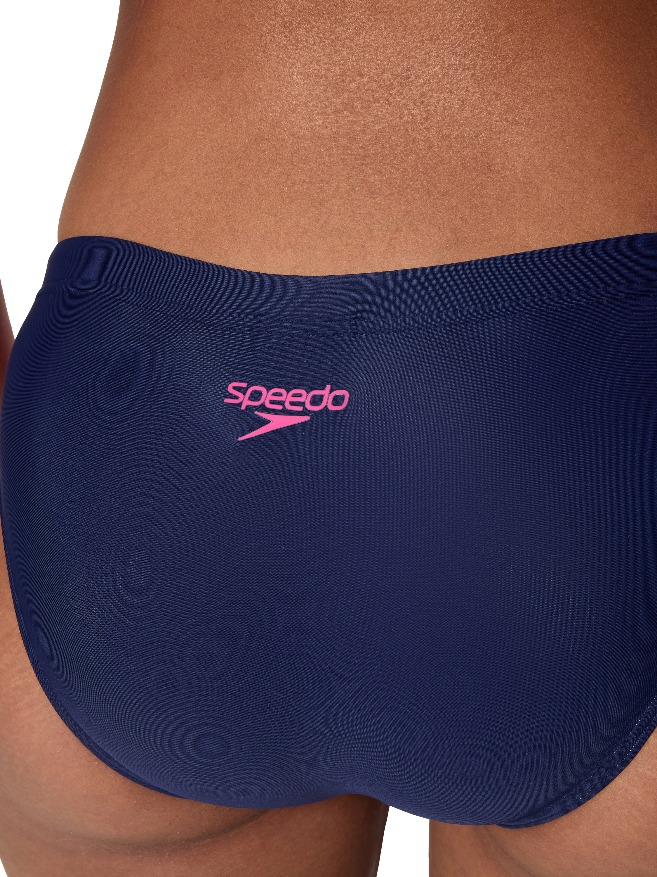 Product image 4 of 5, which shows Speedo Colourblock Splice Bikini Set, Peacoat/ Pink, 32