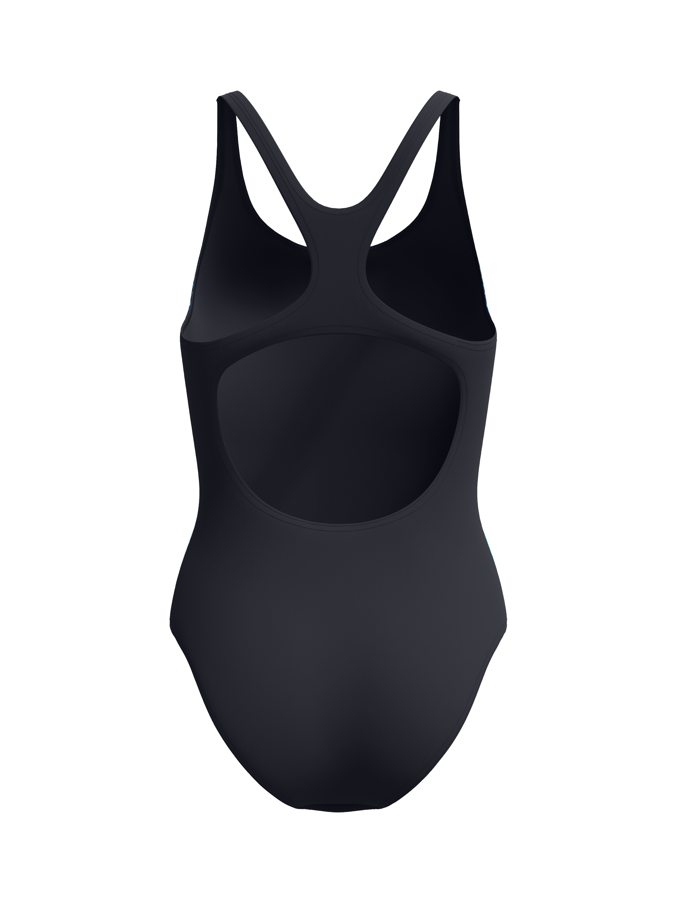 Product image 4 of 4, which shows Speedo Print Medalist Swimsuit, Anthracite, 32