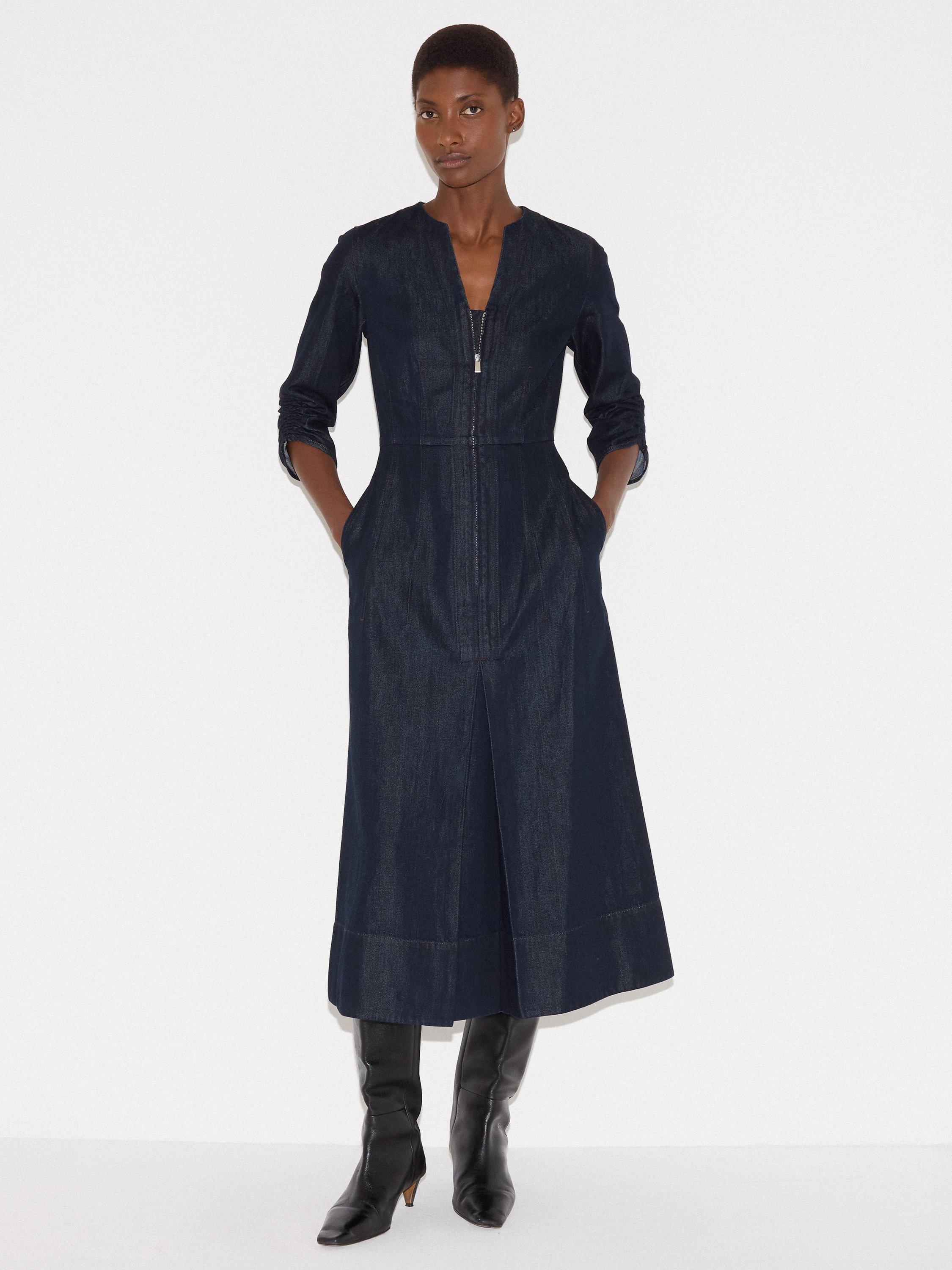 jigsaw denim dress JIGSAW DENIM MIDI DRESS SIZE 12 USED A FEW TIMES