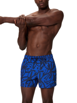 Speedo Redondo Edge Volley 14" Watershorts, Peacoat/Sapphire, Peacoat/ Sapphire