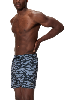 Speedo Redondo Edge Volley 18" Watershorts, Anthracite/Grey - view 2, Anthracite/Grey