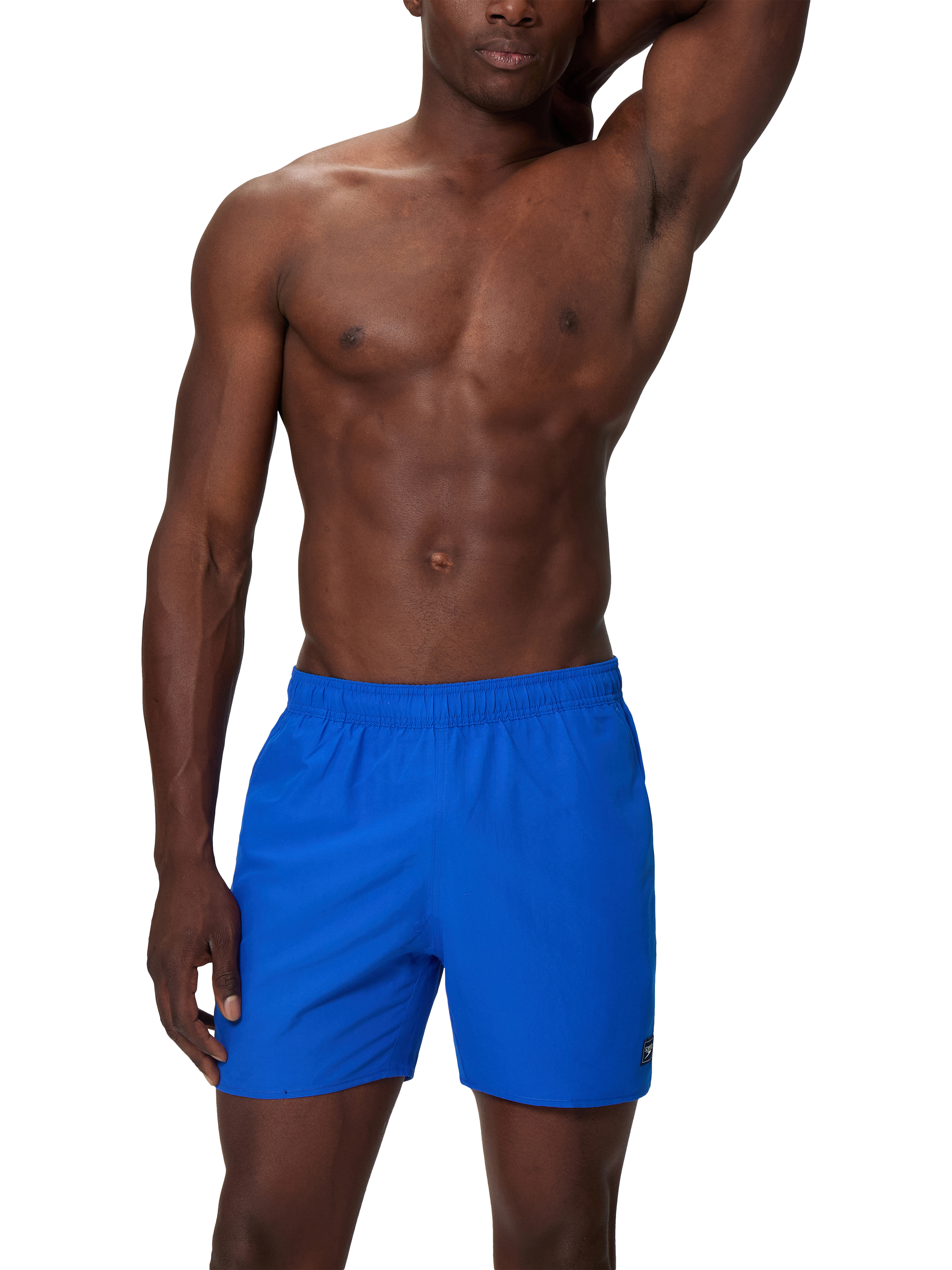 Product image 1 of 5, which shows Speedo Prime Leisure 16” Watershorts, Deep Sapphire, S