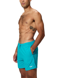 Speedo Essentials 16” Watershorts, Mayan Blue - view 2, Mayan Blue