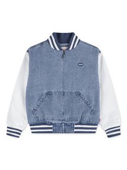 Levi's Kids' Denim Bomber Jacket, Vibe Check, Vibe Check