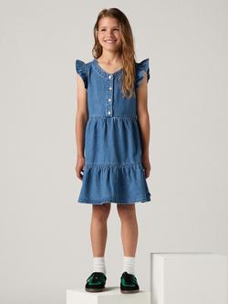 Levi's Kids' Button Up Denim Dress, Blue - view 2, Dance Around