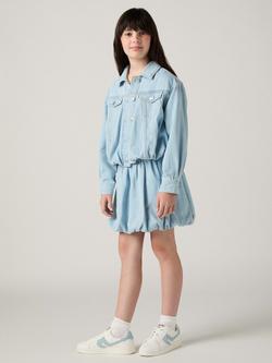 Levi's Kids' Bubble Trucker Denim Jacket, Blue, Wow Me Over